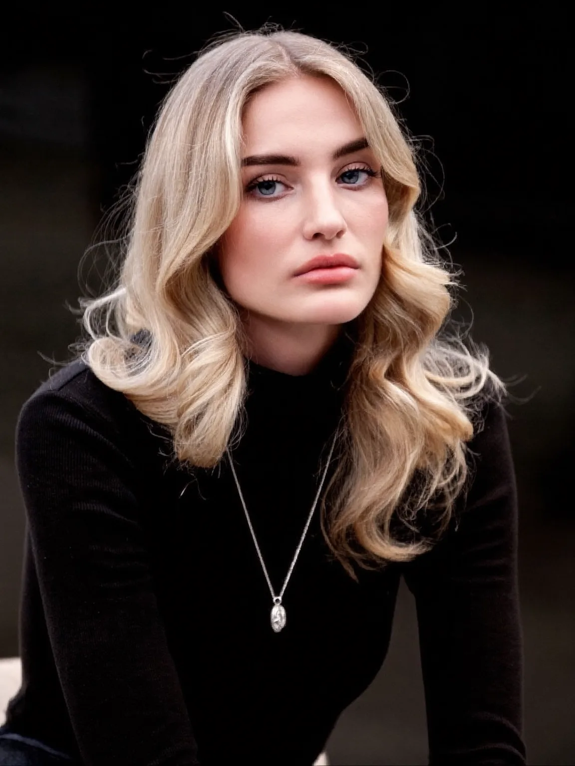 sandy blonde soft layers